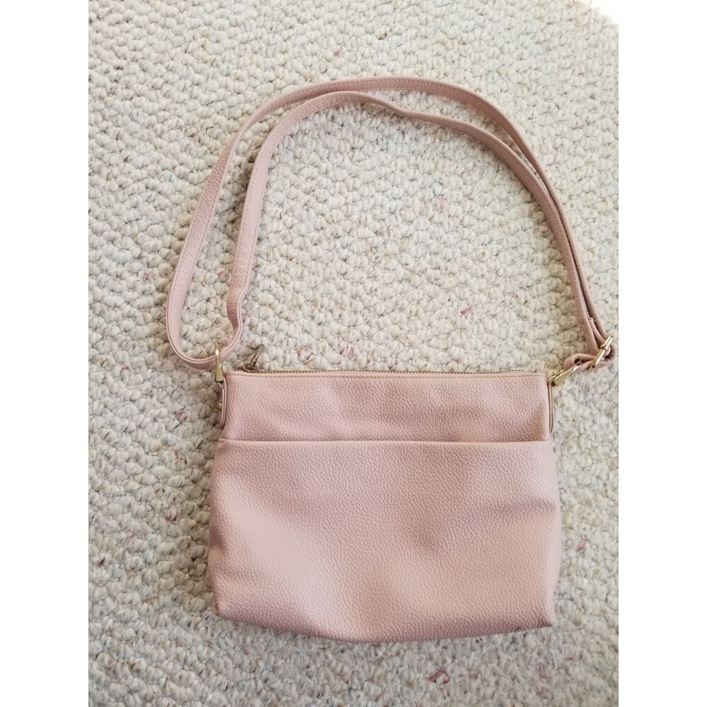 A New Day rose colored crossbody purse